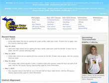 Tablet Screenshot of michiganwaterpolo.com